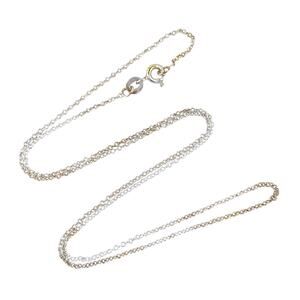 Vintage SU Sterling Silver 925 Cable Chain Necklace 18”